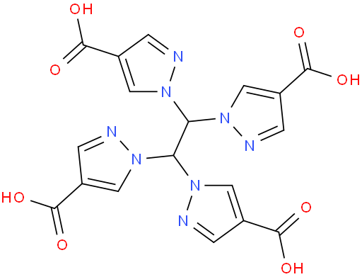 1,1',1'',1'''-(ethane-1,1,2,2-tetrayl)tetrakis(1H-pyrazole-4-carboxylic acid)