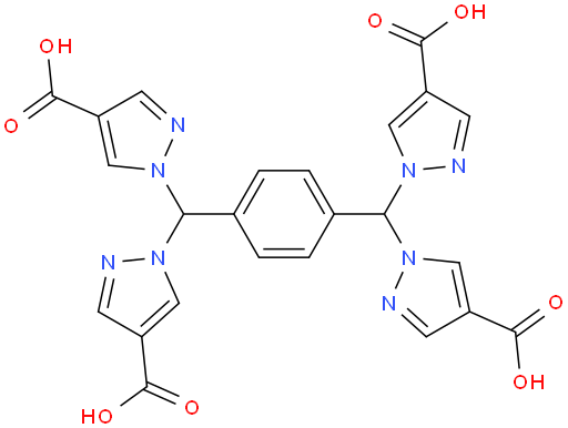 1,1',1'',1'''-(1,4-phenylenebis(methanetriyl))tetrakis(1H-pyrazole-4-carboxylic acid)
