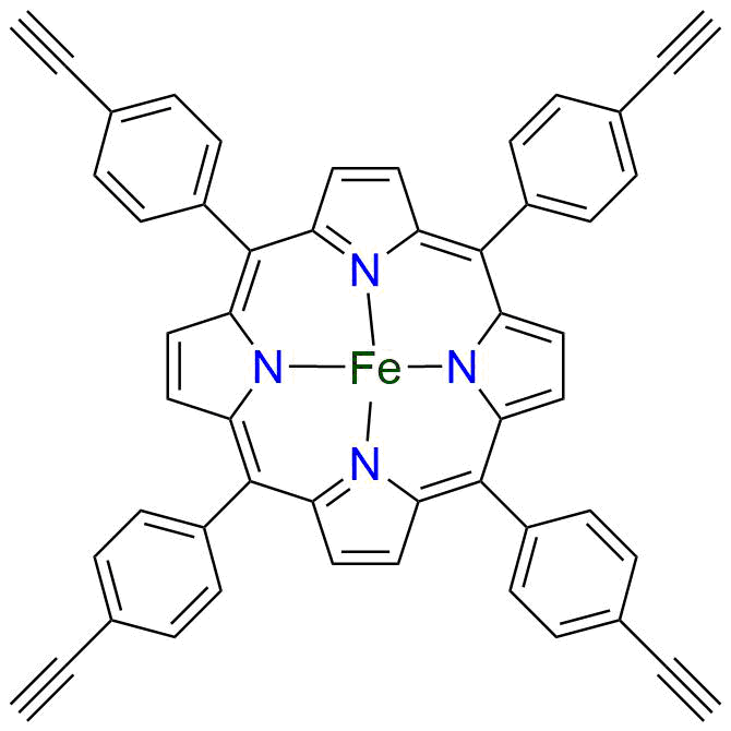 Fe Meso-Tetra(4-ethynylphenyl)porphine