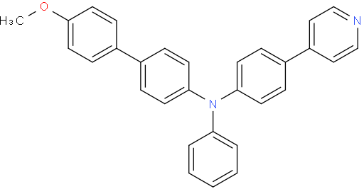 4'-methoxy-N-phenyl-N-(4-(pyridin-4-yl)phenyl)-[1,1'-biphenyl]-4-amine