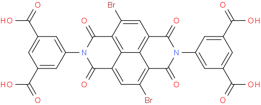5,5'-(4,9-dibromo-1,3,6,8-tetraoxo-1,3,6,8-tetrahydrobenzo[lmn][3,8]phenanthroline-2,7-diyl)diisophthalic acid