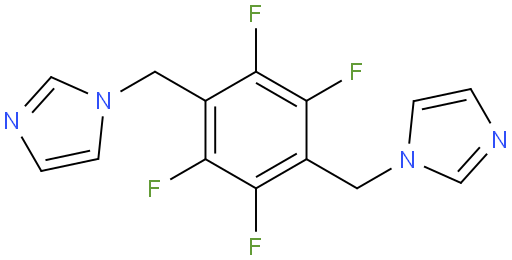1,1'-((perfluoro-1,4-phenylene)bis(methylene))bis(1H-imidazole)