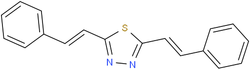 2,5-di((E)-styryl)-1,3,4-thiadiazole