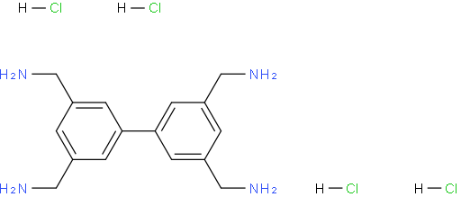 [1,1'-biphenyl]-3,3',5,5'-tetrayltetramethanamine tetrahydrochloride