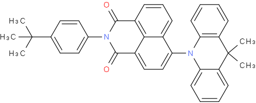 2-(4-(tert-Butyl)phenyl)-6-(9,9-dimethylacridin-10(9H)-yl)-1H-benzo[de]isoquinoline-1,3(2H)-dione