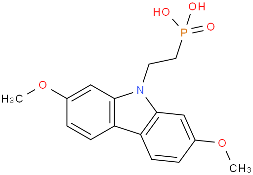 (2-(2,7-dimethoxy-9H-carbazol-9-yl)ethyl)phosphonic acid